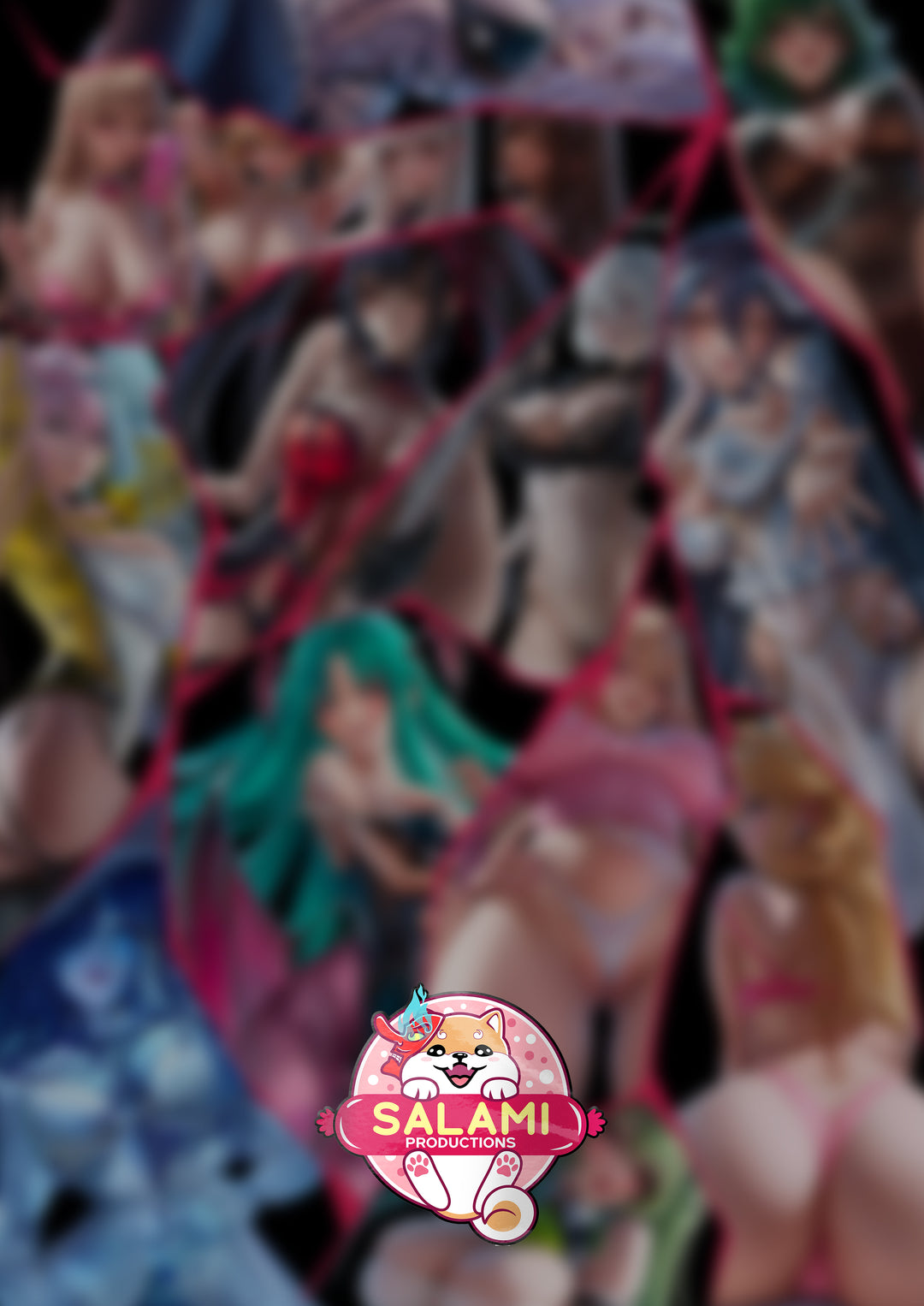 Sticker Book: Semi-Realism Cracked Ice Theme